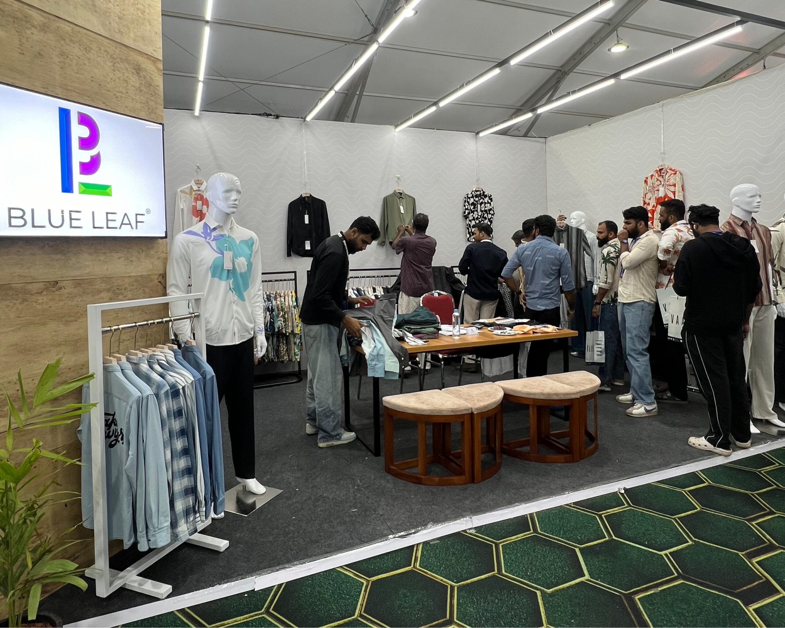 Blue Leaf in Sigma National Garment Fair